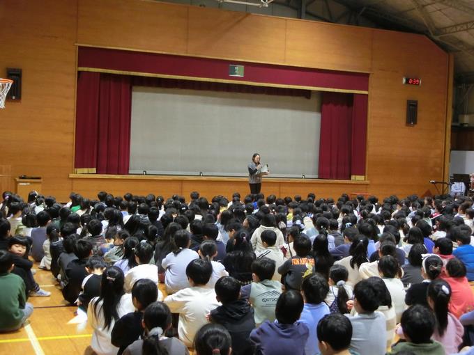 生徒指導主任先生の話