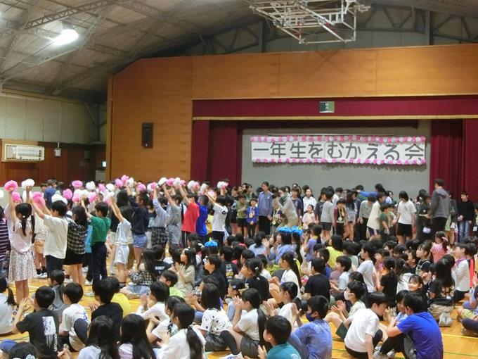 一年生を迎える会の様子①