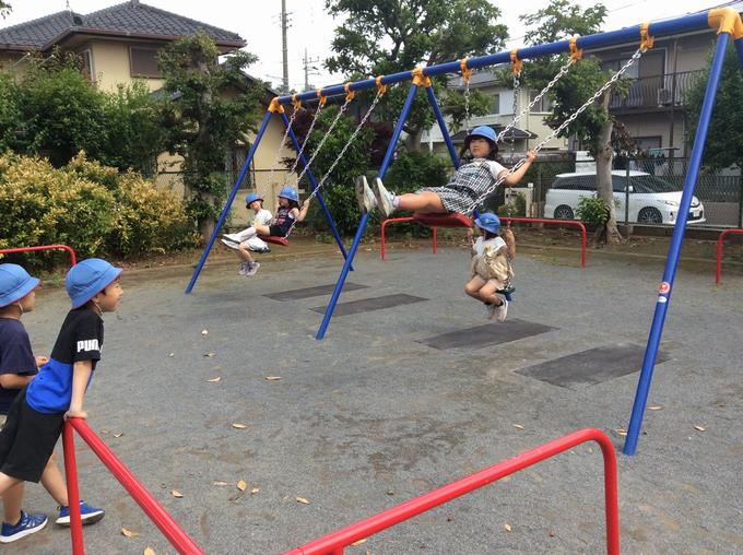 1年生学区探検 公園での様子1
