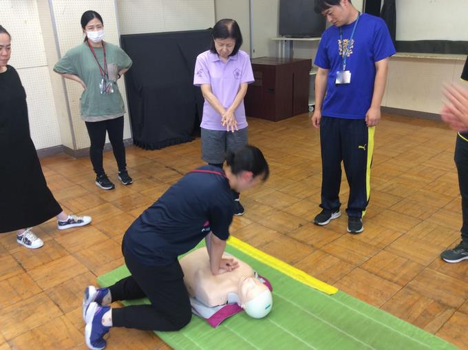 心肺蘇生法講習の様子2