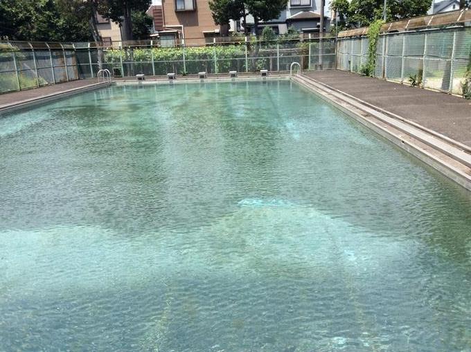 プール清掃③
