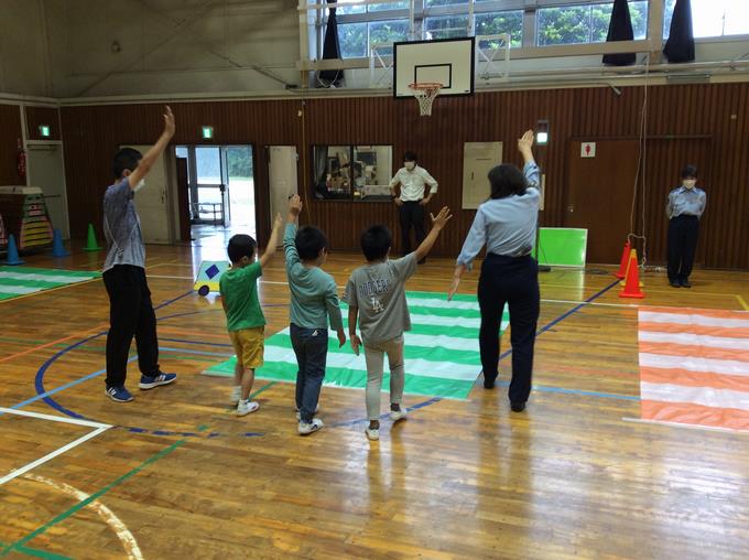 横断歩道を渡り方の確認