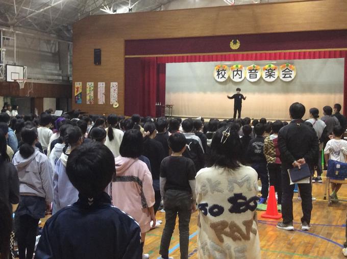 校内音楽会全体合唱