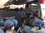救急車の中の見学