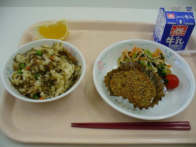 今日の給食