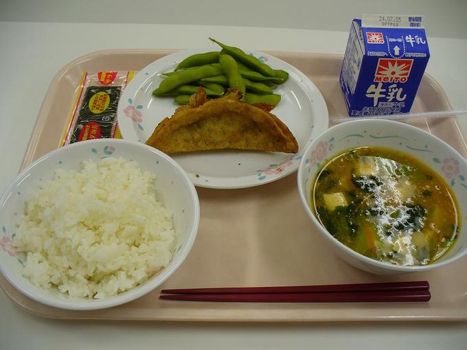 今日の給食