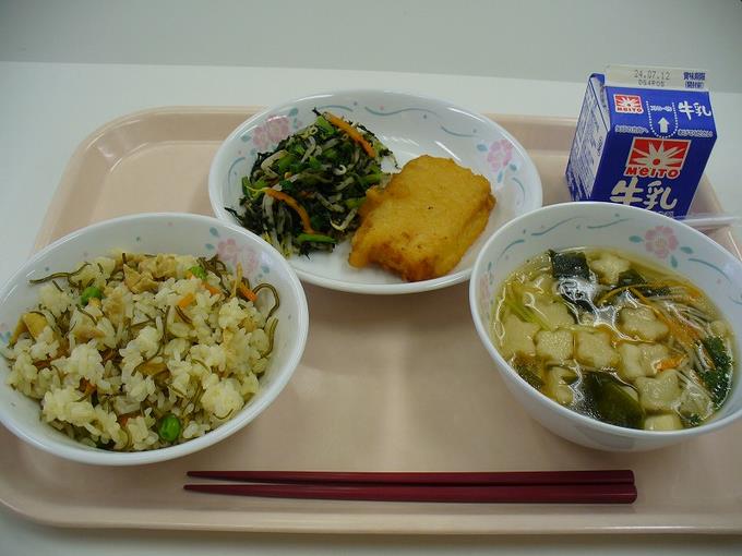 今日の給食