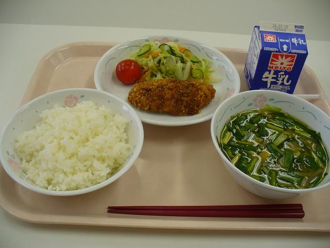 今日の給食