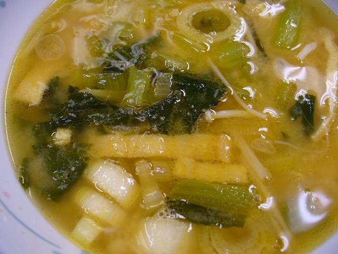 かぼちゃのみそ汁