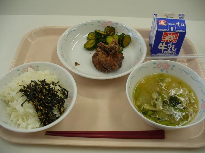 今日の給食