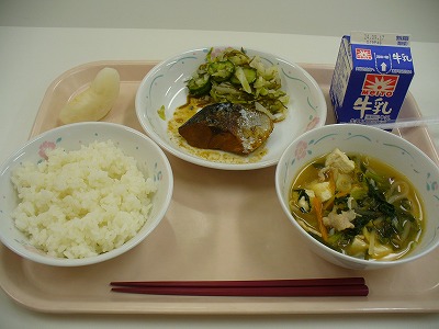 今日の給食