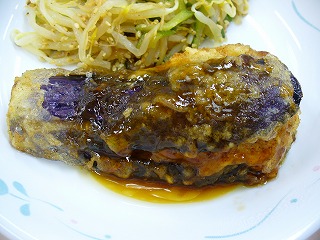 なすのはさみ揚げ