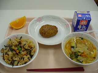 今日の給食