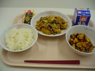 今日の給食