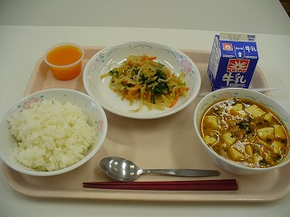 今日の給食