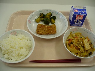 今日の給食