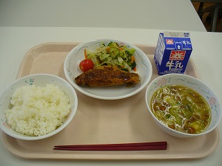 今日の給食