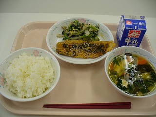 今日の給食
