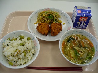 今日の給食