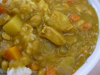 チキンビーンズカレーライス