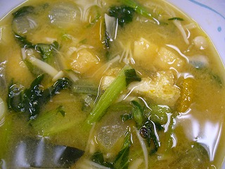 かぼちゃのみそ汁
