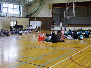 一緒に楽しむゲームの様子