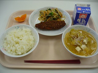 今日の給食