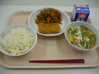 今日の給食