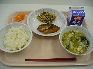 今日の給食