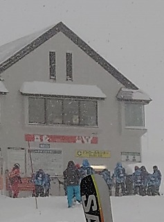 これからリフトに乗ります