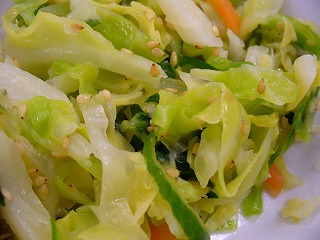 千切りサラダ