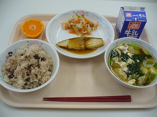 今日の給食
