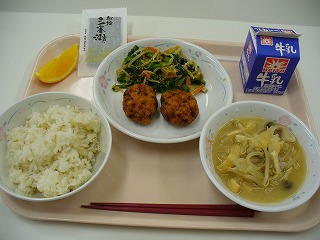 今日の給食