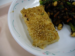 とうふ入り松風焼き