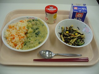 今日の給食