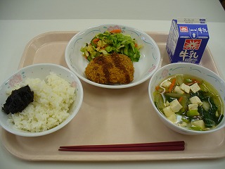 今日の給食