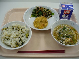 今日の給食