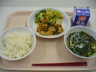 今日の給食