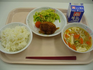 今日の給食