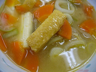 生揚げの具たくさん汁