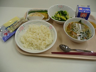 今日の給食