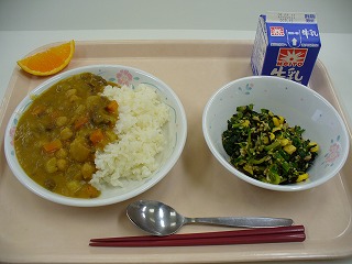 今日の給食