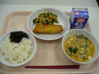 今日の給食