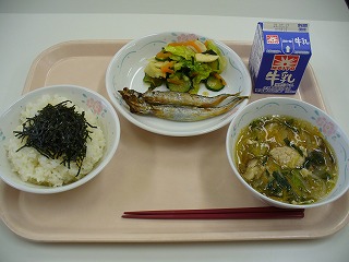 今日の給食