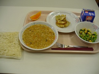 今日の給食