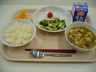 今日の給食