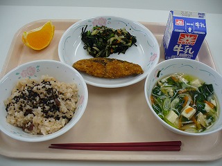 今日の給食