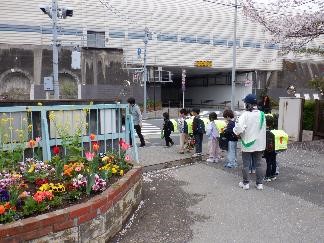 1年生集団下校