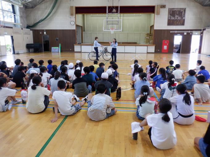 出発前に後方確認!