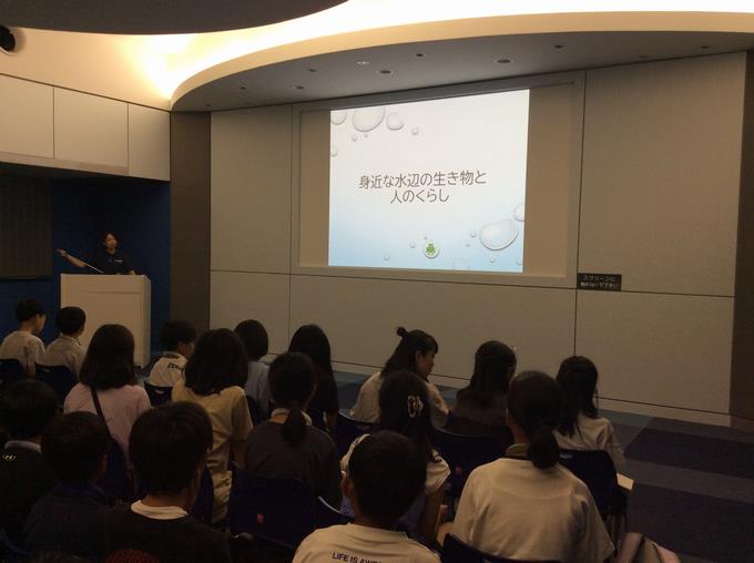 生態系についてのレクチャー